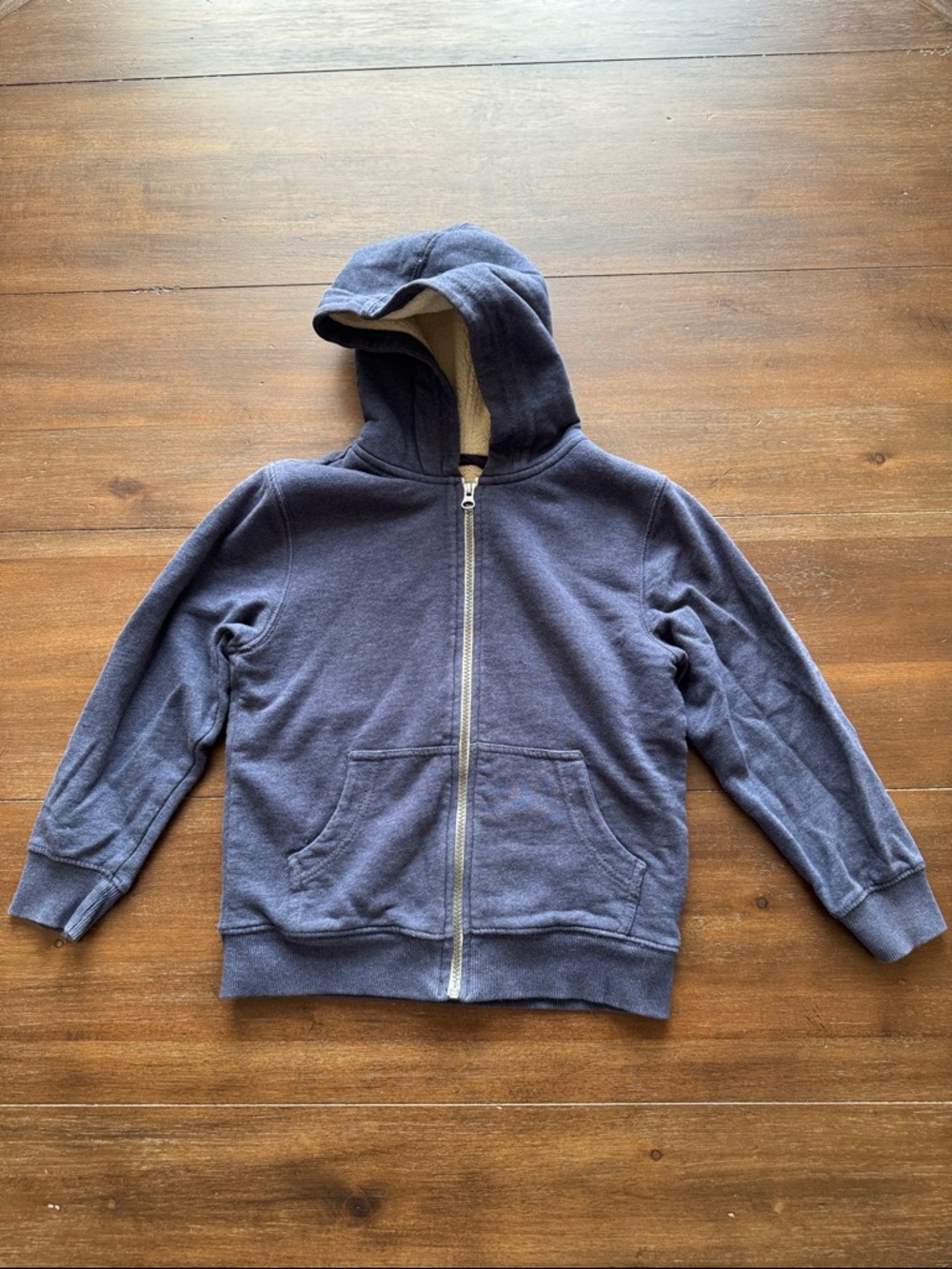 Size 6-7 Hanna Andersson sherpa lined Hoodie